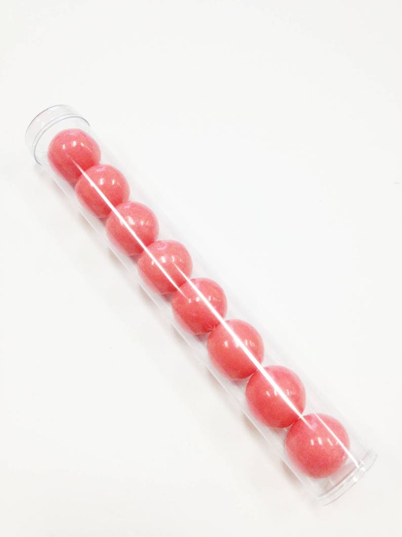 FREE U.S. Shipping Clear Fda Plastic Round or Square Storage Tubes Three Lengths Candy or Favor Tubes with Clear Caps image 4