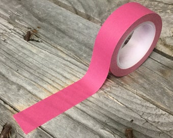 Washi Tape - 15mm - Solid Raspberry - Deco Paper Tape No. 37