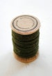 Burlap Twine - 30 Yards on Wooden Spool - Olive Green Color Jute 