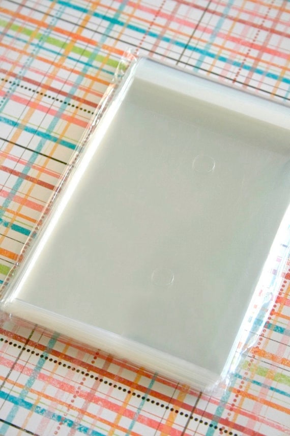 Resealable Ultra Clear Bags - Choose Your Size - Pack of 50 - Acid and Lignin Free