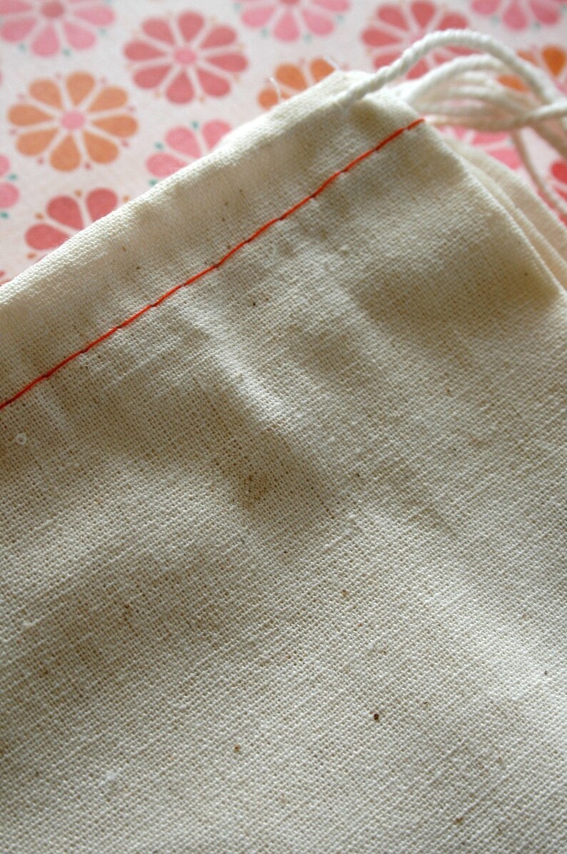 BLANK Cotton Cloth Drawstring Bags 5 X 7 Inches for Etsy