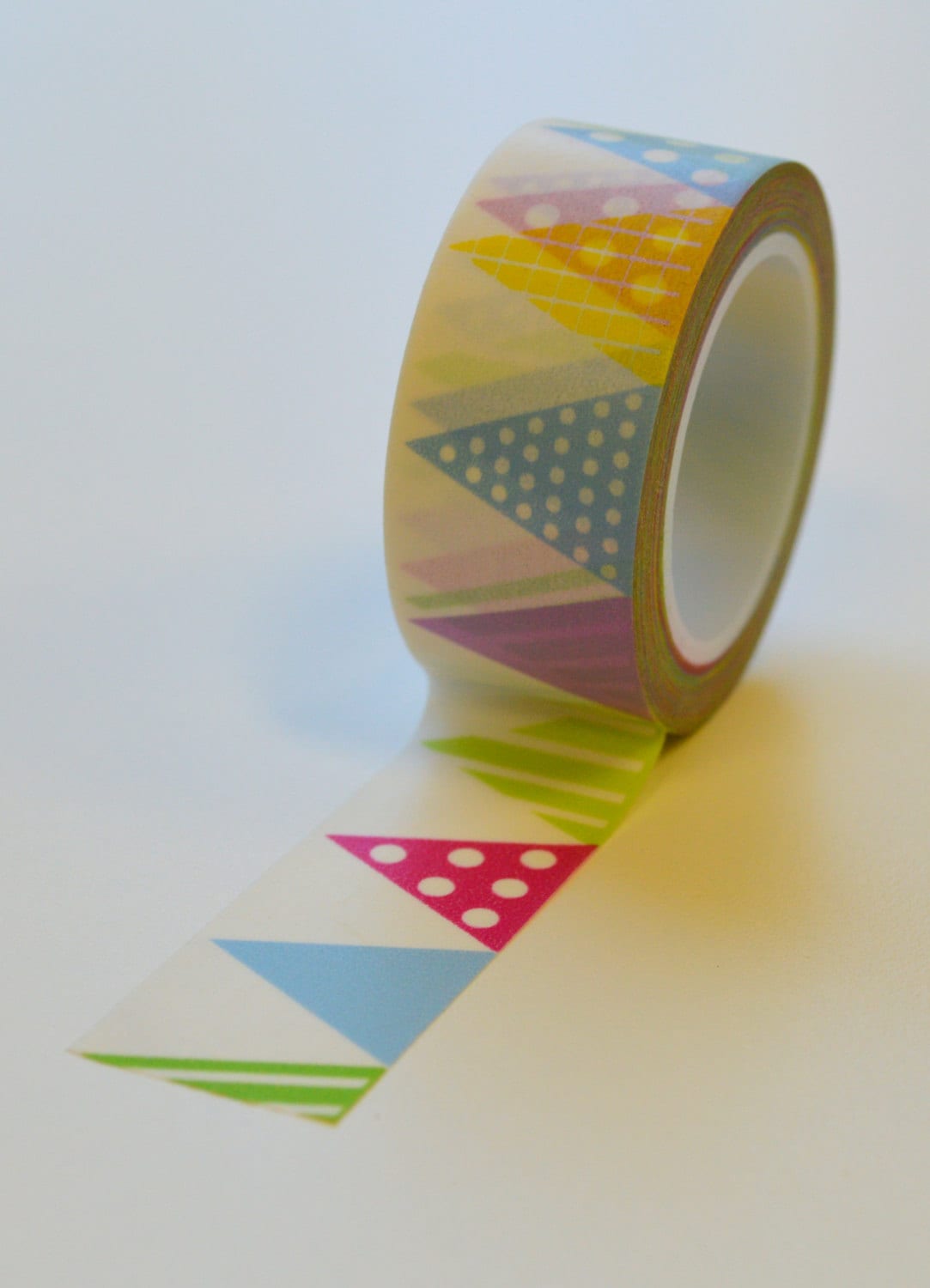 Washi Tape 20mm Multi Color Bunting Banner Deco Paper Etsy