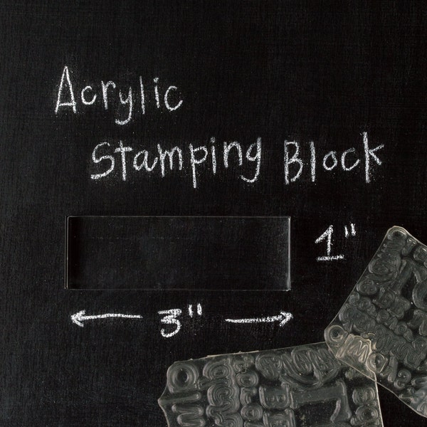 Acrylic Blocks for Stamping Etsy