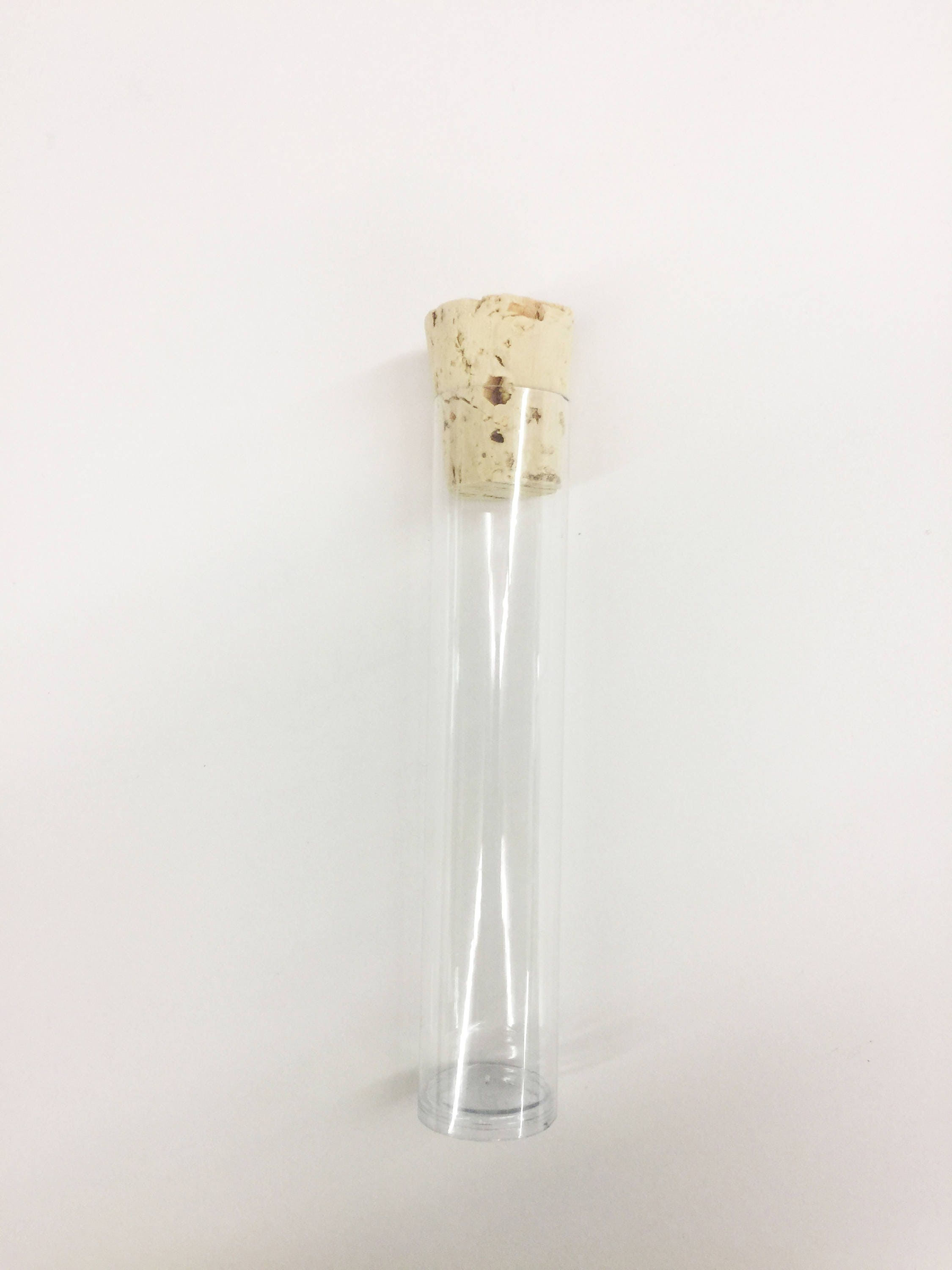 Clear Plastic Storage Tubes and Corks FDA 1 X 4 7/8 Inch Etsy