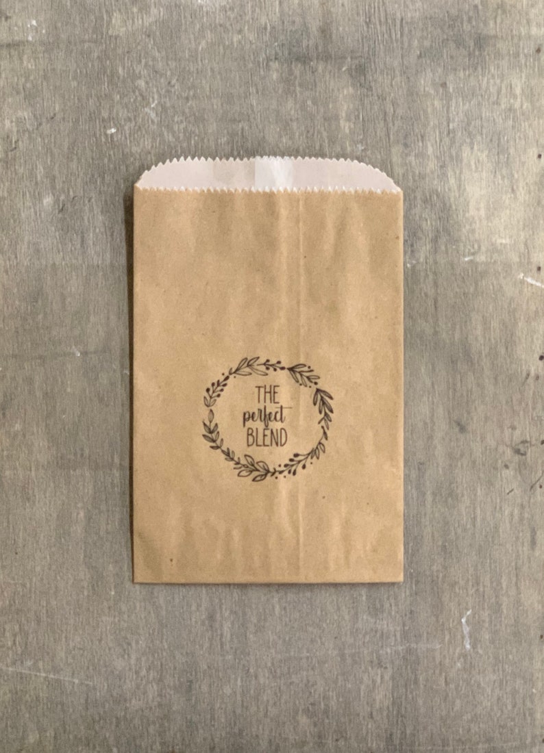 Natural Brown Kraft Glassine Lined Paper Gourmet Bakery Bags Etsy