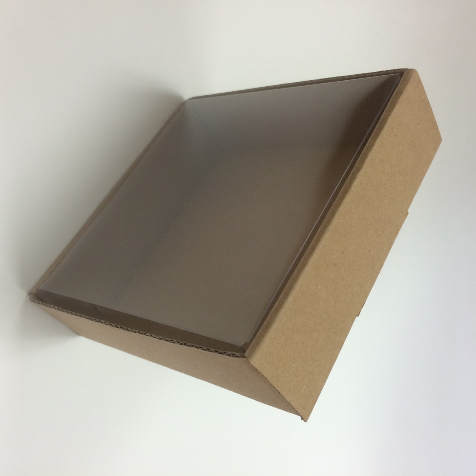 Heavy Kraft Cardboard Boxes Set of 15 Clear Top 5 1/8 X 5 Etsy