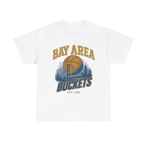 Bay Area Buckets - Golden State Basketball Vintage Graphic Tee