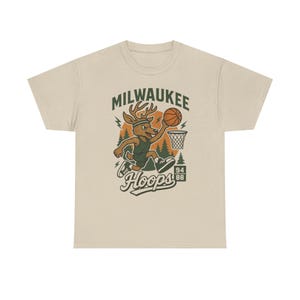 Milwaukee Basketball Vintage Cotton Graphic Tee