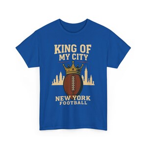 King of My City New York Football Gameday Graphic Tee