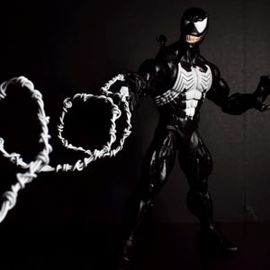 Custom 1/6-1/12 scale bendable webs comic style