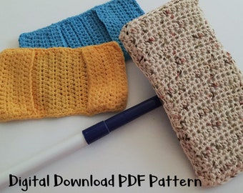 Swiffer Mop Cover,  Crochet Dust Mop Pattern,  Instant Download,  All Purpose, Digital PDF,   Beginner Easy Instructions,  Learn to Crochet