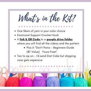 Crochet Starter Kit: Beginner Friendly Supplies (Yarn, Hook, Pattern) zdjęcie 2