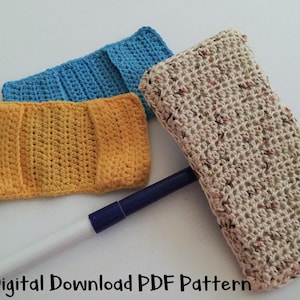 Patrón de plumero de crochet: algodón ecológico - Compatible con cabezales de trapeador Swiffer imagen 1