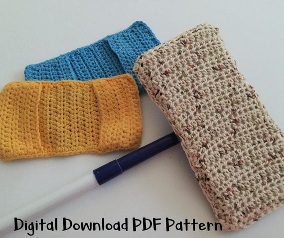 Crochet Duster Pattern: Eco-Friendly Cotton - Fits Swiffer Mop Heads