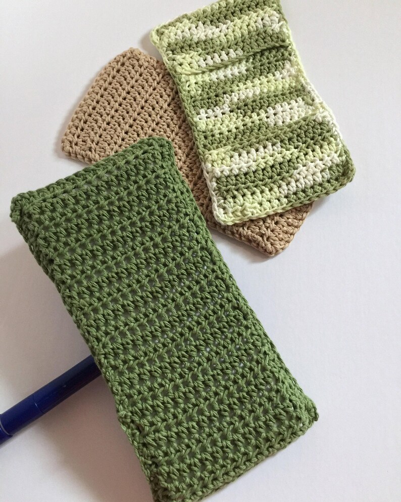 Patrón de plumero de crochet: algodón ecológico - Compatible con cabezales de trapeador Swiffer imagen 5