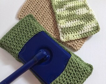 Reusable Duster Cover: Cotton, Hand-Crocheted (Fits 10x4.5 Sweeper)