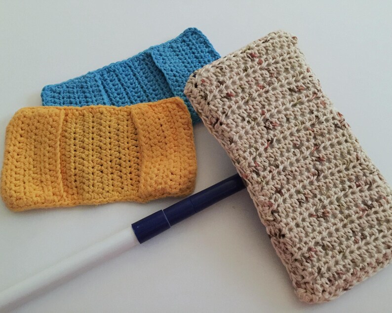 Patrón de plumero de crochet: algodón ecológico - Compatible con cabezales de trapeador Swiffer imagen 4