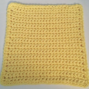 Dishcloth Pattern, DIY Kitchen Decor, Crochet Washcloth, Simple Crochet, Washcloth Pattern, DIY Dishcloth, Dishrag Pattern, Washrag PDF image 3