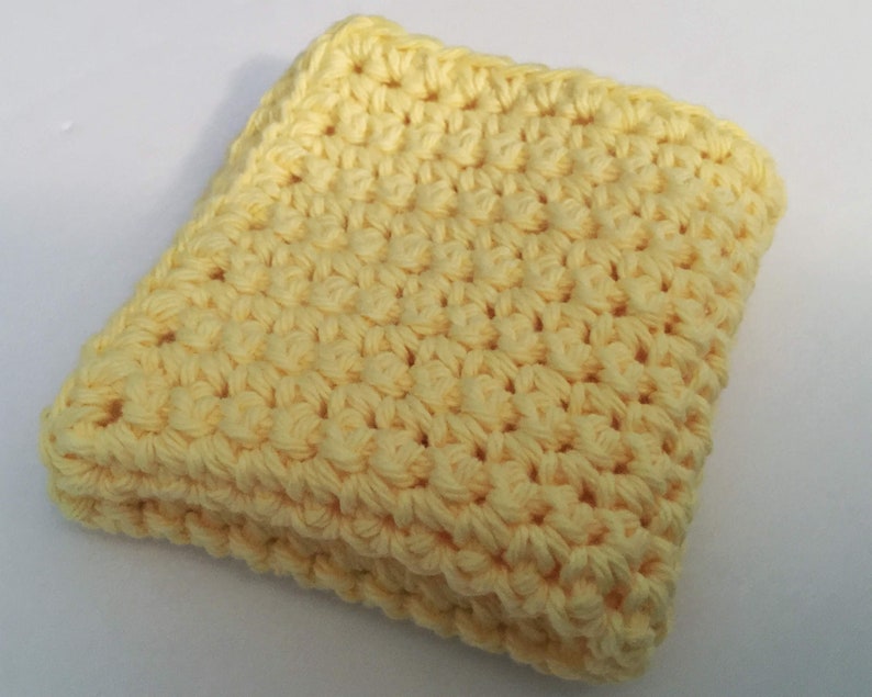 Dishcloth Pattern, DIY Kitchen Decor, Crochet Washcloth, Simple Crochet, Washcloth Pattern, DIY Dishcloth, Dishrag Pattern, Washrag PDF image 2