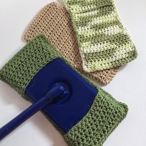 Patrón de plumero de crochet: algodón ecológico - Compatible con cabezales de trapeador Swiffer imagen 7