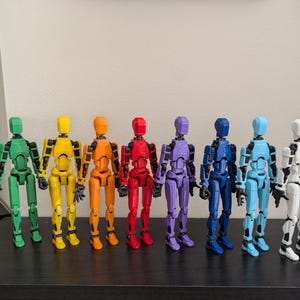 DUMMY 13 Customizable 3D Printed Action Figure, 100% Scale