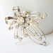 see more listings in the Vintage Crystal Brooch section