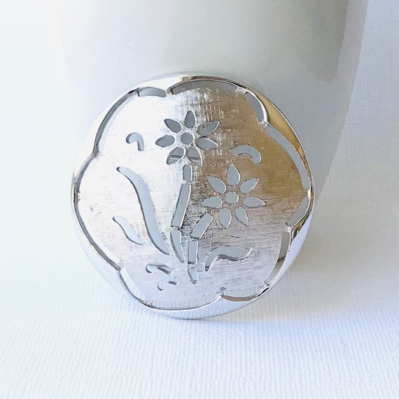 Vintage Silver Brooch by Sarah Coventry  - image 1