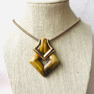 Vintage Pendant Necklace by TRIFARI Beaded Necklace