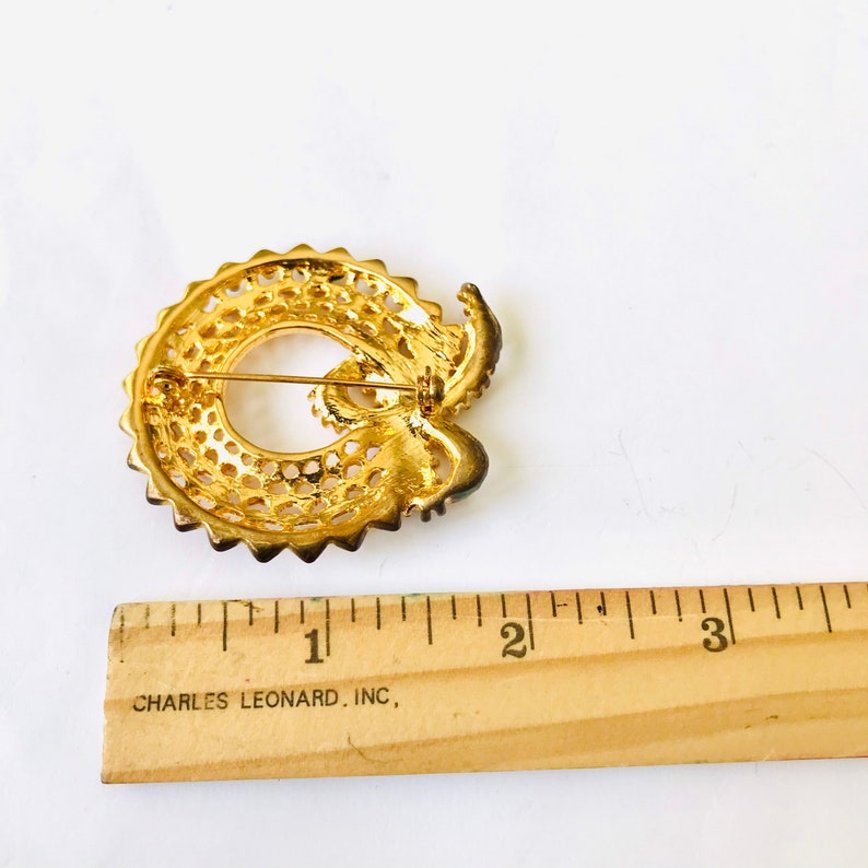 Vintage Christmas Wreath Brooch