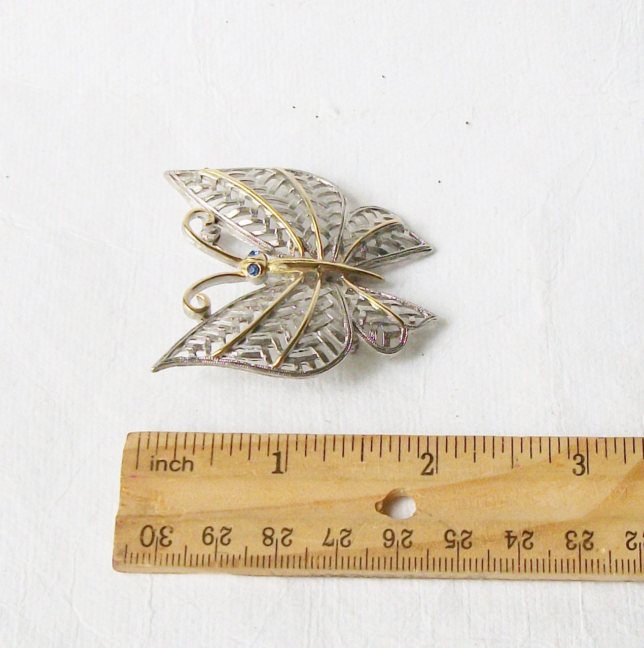 Vintage Butterfly Brooch by AVON - Etsy
