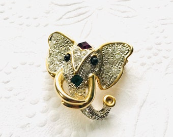 Vintage Elephant Brooch