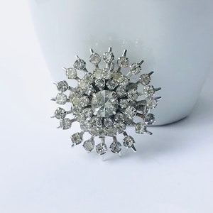 Vintage Crystal Brooch