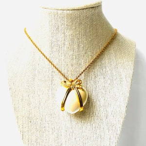 Vintage Joan Rivers Heart Pendant Necklace with Crystals