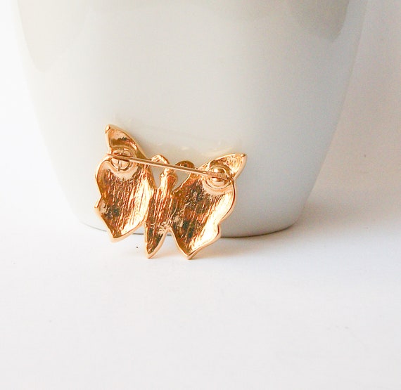 Vintage Butterfly Brooch, Small Butterfly Brooch,… - image 3