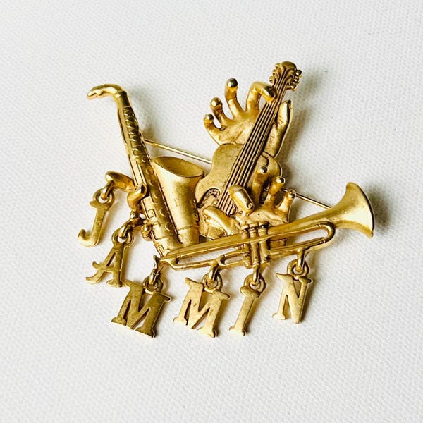 Musical Pin JAMMIN New Orleans Pin