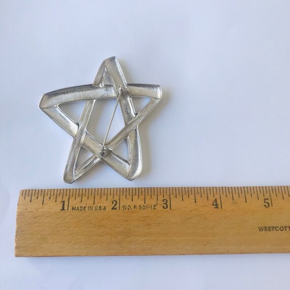 Vintage Star brooch, Shooting Star Jewelry - image 2