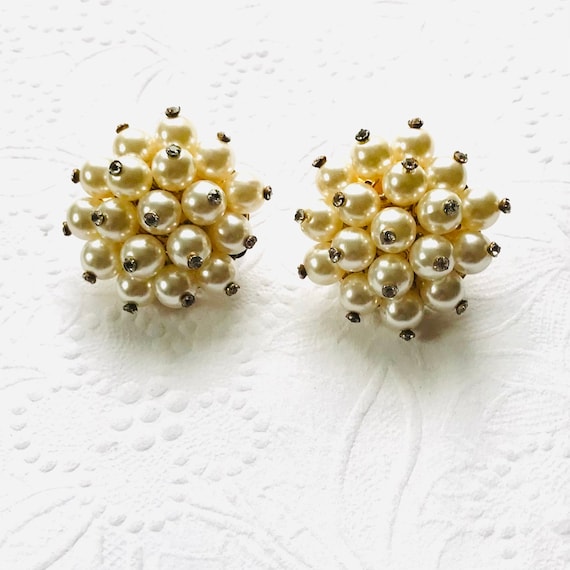 ☆【VINTAGE HOLLYWOOD】☆Sweet Ribbon Pearl Earring.s☆ Crystal Bow Pearl Earrings by Sweet Romance – Sweet Romance