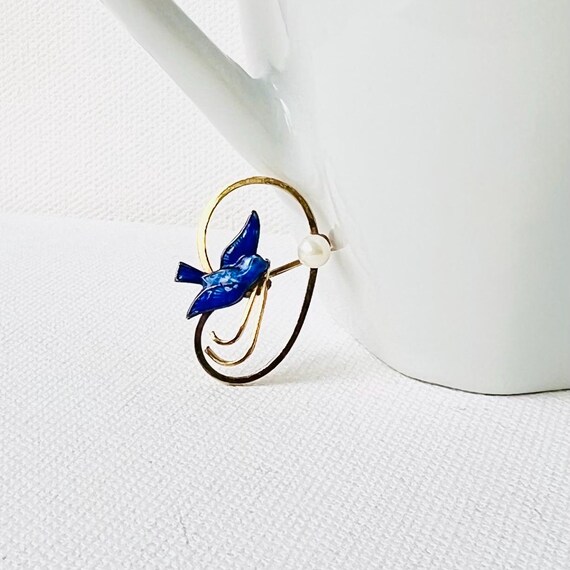 Vintage Bird Brooch by Ells