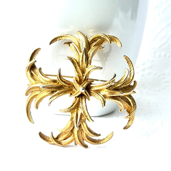 Vintage Maltese Cross Brooch by Vans Authentics 2820, Vintage Pin