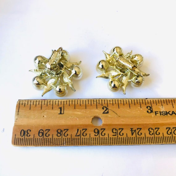 Vintage Pearl Clip Earrings, Emmons Clip Earrings - image 2