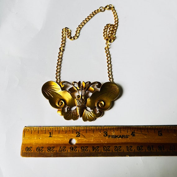 Vintage Butterfly Necklace Smithsonian Institute … - image 3