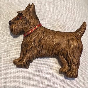 Vintage Scottish Terrier Brooch