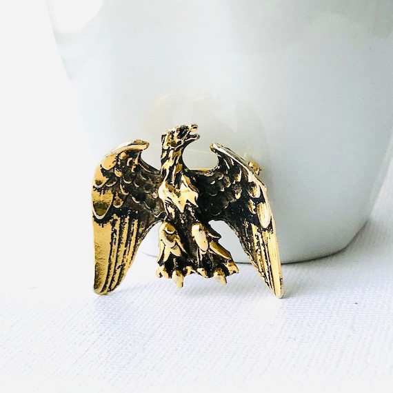 Vintage Eagle Brooch, American Eagle