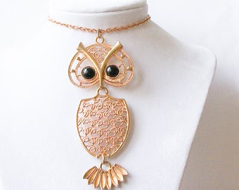 Vintage Owl Necklace by Sarah COVENTRY