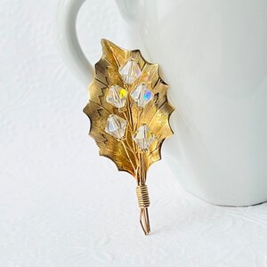 Vintage Crystal Brooch