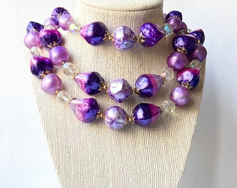 Vintage Purple Necklace