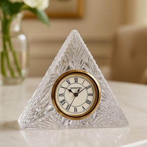 Baccarat Desk Clock - Etsy