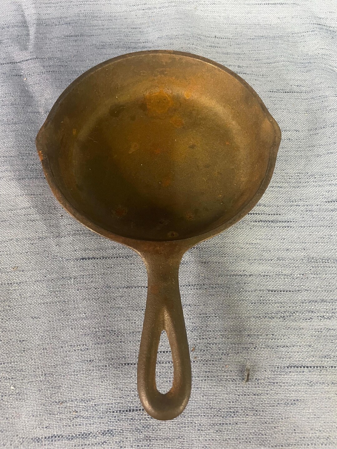 Vintage Antique Cast Iron Skillet Frying Pan - 6 Inch - 3 SK MADE USA ...