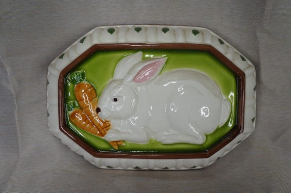 Ceramic Rabbit Mold Gailstyn-Sutton Towle Ceramic Bunny Decor Large 11"