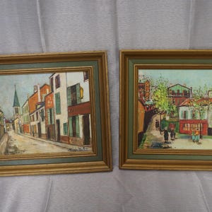 Maurice Utrillo、LA PLACE、海外版超希少レゾネ、新品額付 MAURICE UTRILLO、RUE NORVINS、海外版超希少レゾネ